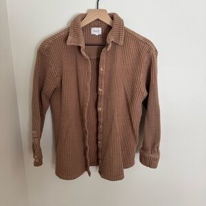 MATE the Label Organic Waffle Long Sleeve Shirt